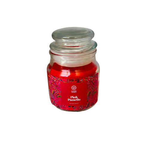Vela Tapa Vidrio - Pink Pomelo