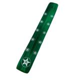 Tabla Porta Incienso Madera Estrella Verde