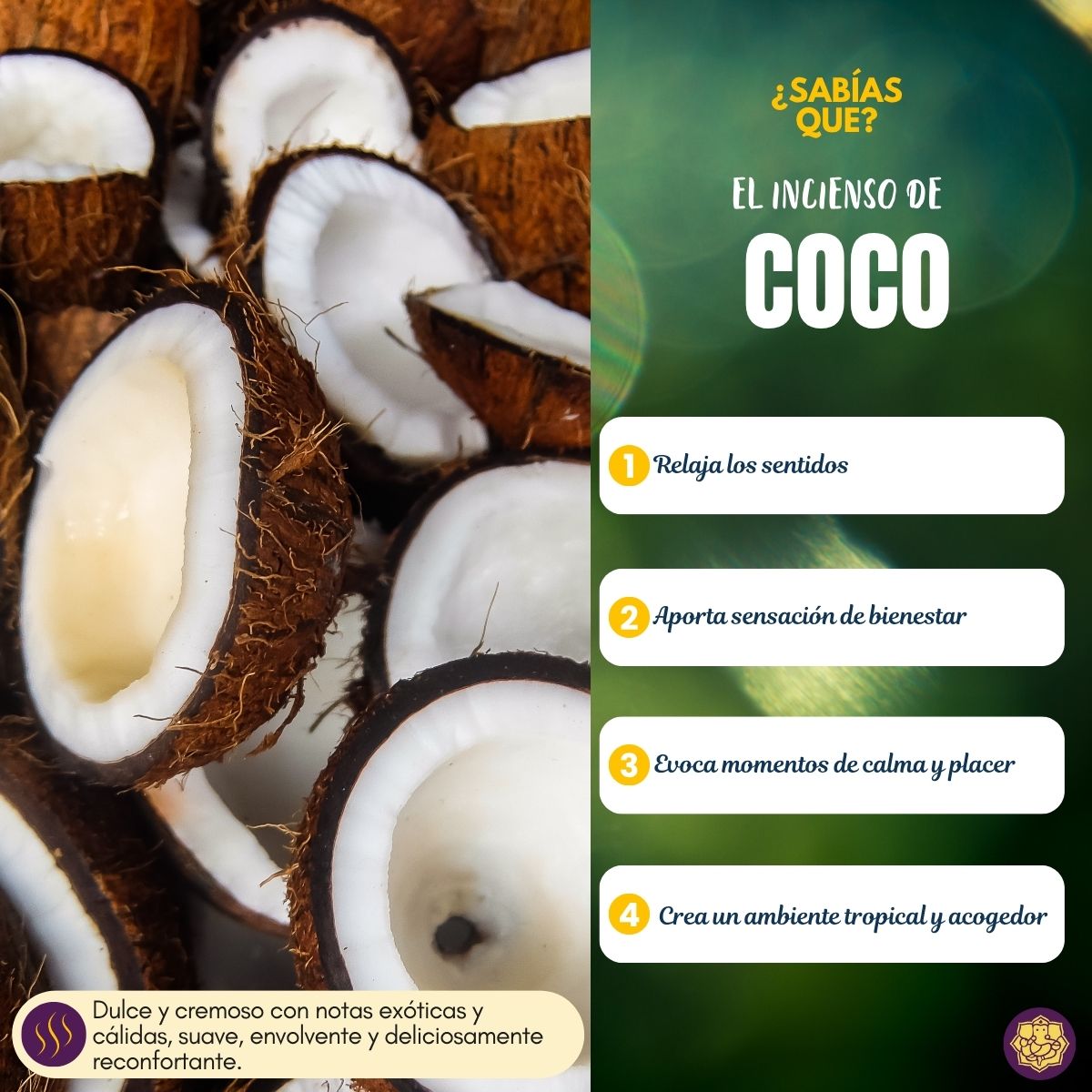 Incienso Masala Coco