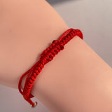 Pulsera Hilo Rojo Tres Ojos Turcos