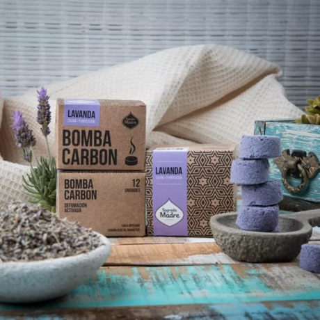 Carbón Lavanda 12u