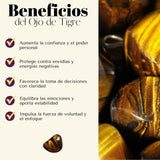 Pulsera Ajustable Ojo de Tigre 4mm