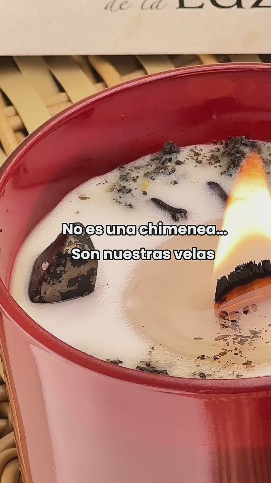 Vela Salvia Blanca con Selenita - Limpieza Energética