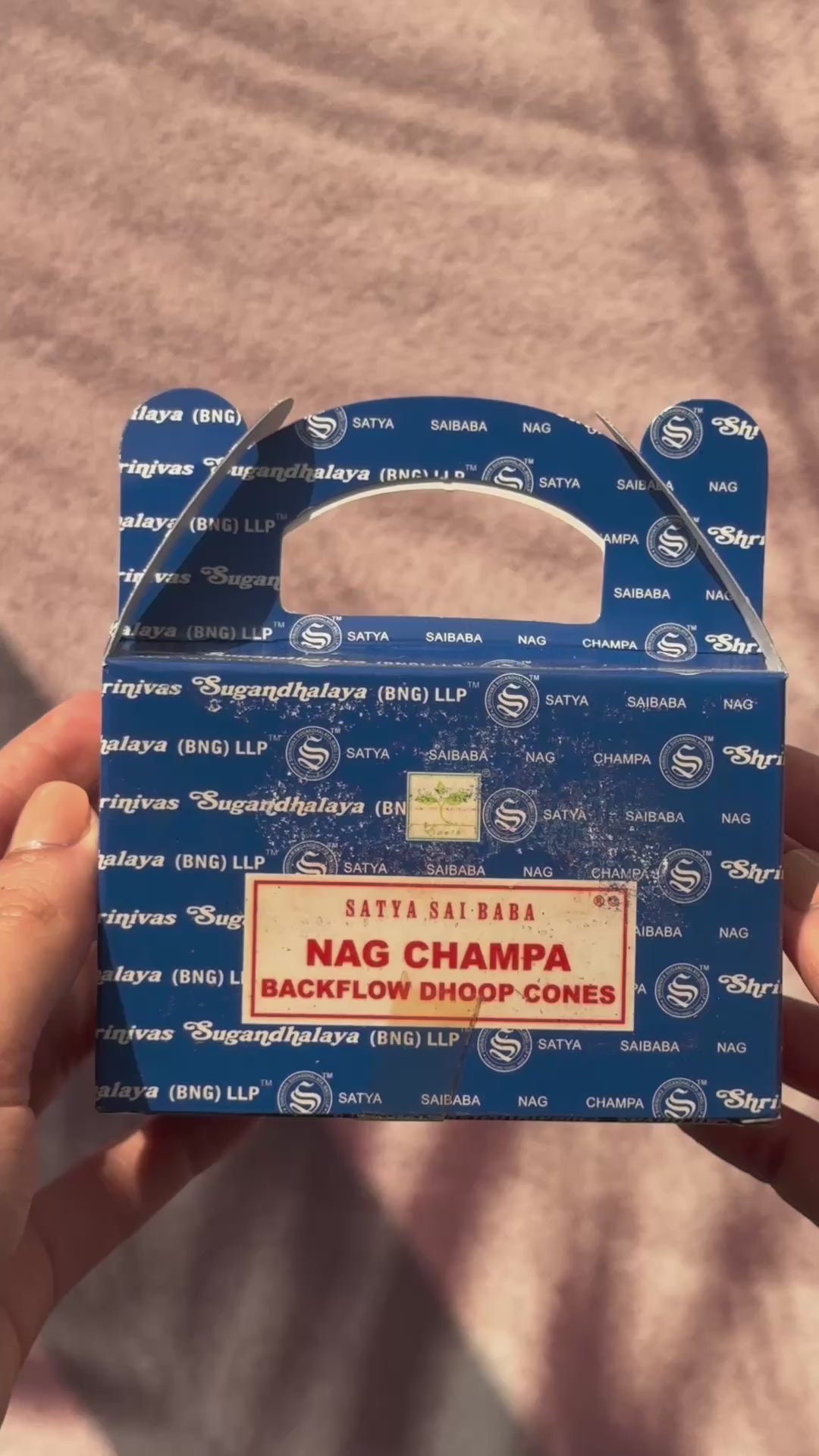 Incienso Cascada Nag Champa 24 conos