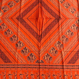 Cubrecama 2 Plazas Naranja Danza Real