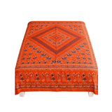 Cubrecama 2 Plazas Naranja Danza Real