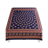 Cubrecama 2 Plazas Azul Elefantes Tradicional