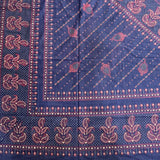 Cubrecama 2 Plazas Azul Paisley