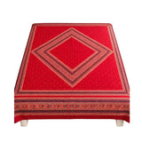 Cubrecama 2 Plazas Rojo Tribal