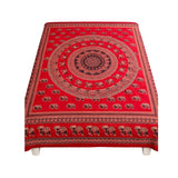 Cubrecama 2 Plazas Rojo Elefante Real