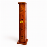 Porta Incienso Madera Torre - Paz