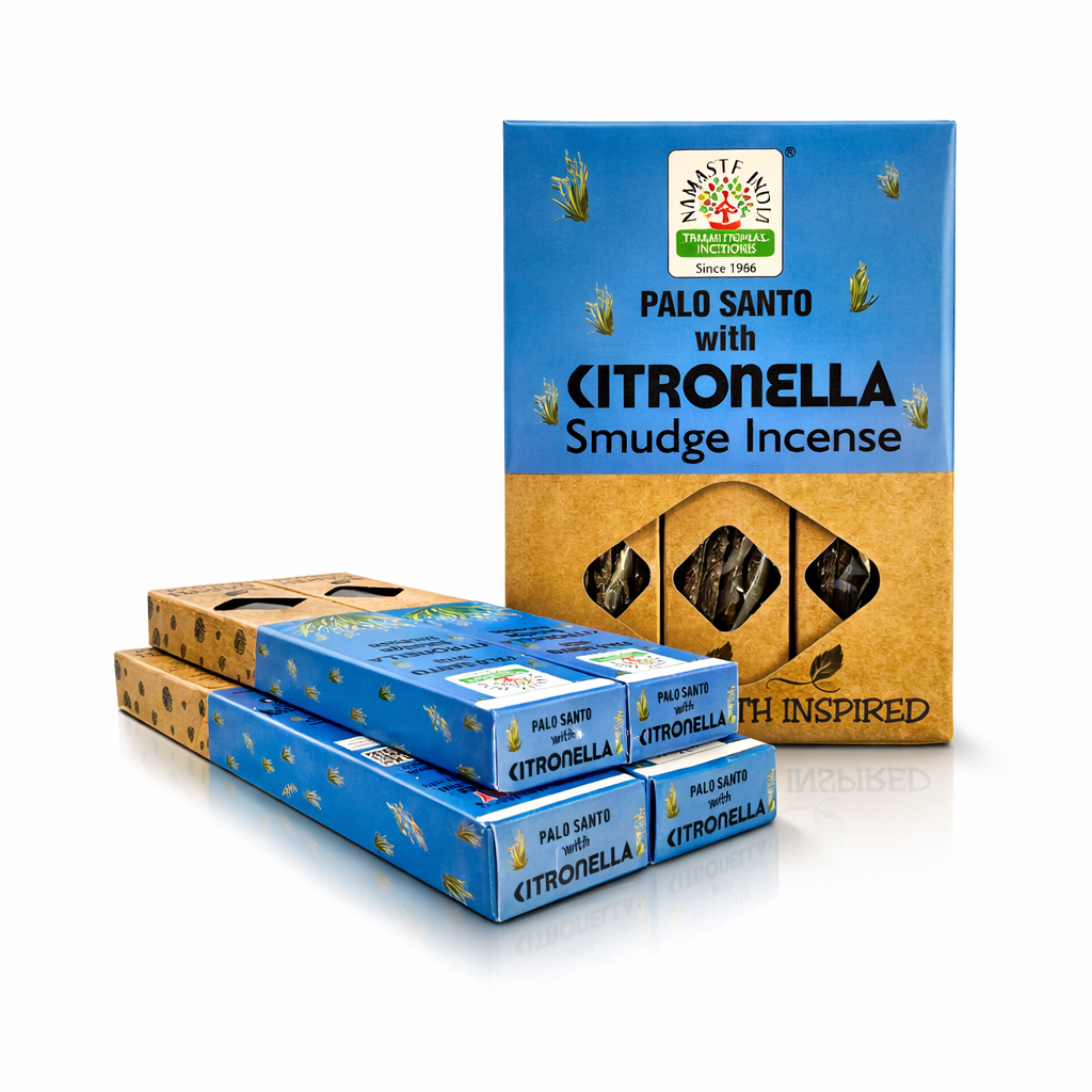 Incienso Orgánico Palo Santo con Citronella