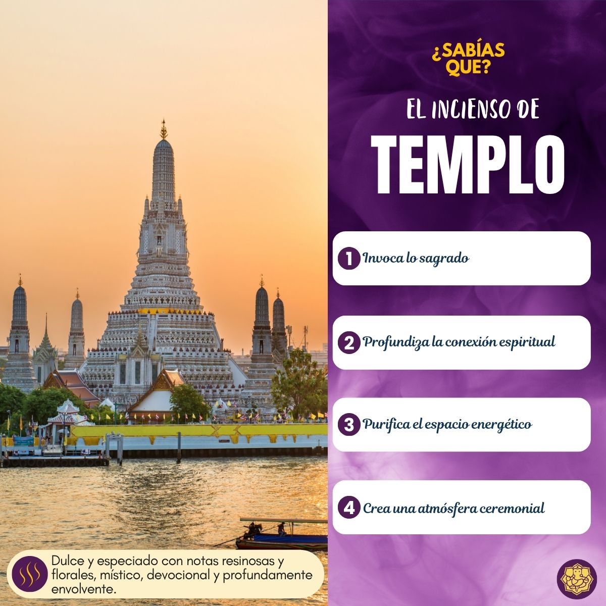 Incienso Golden Nag Temple