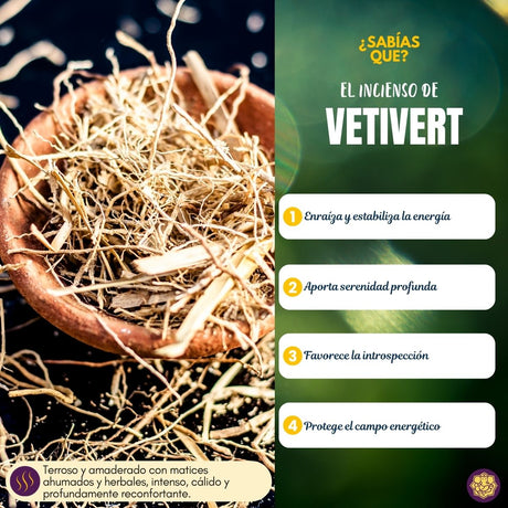 Incienso Popular Vetiver