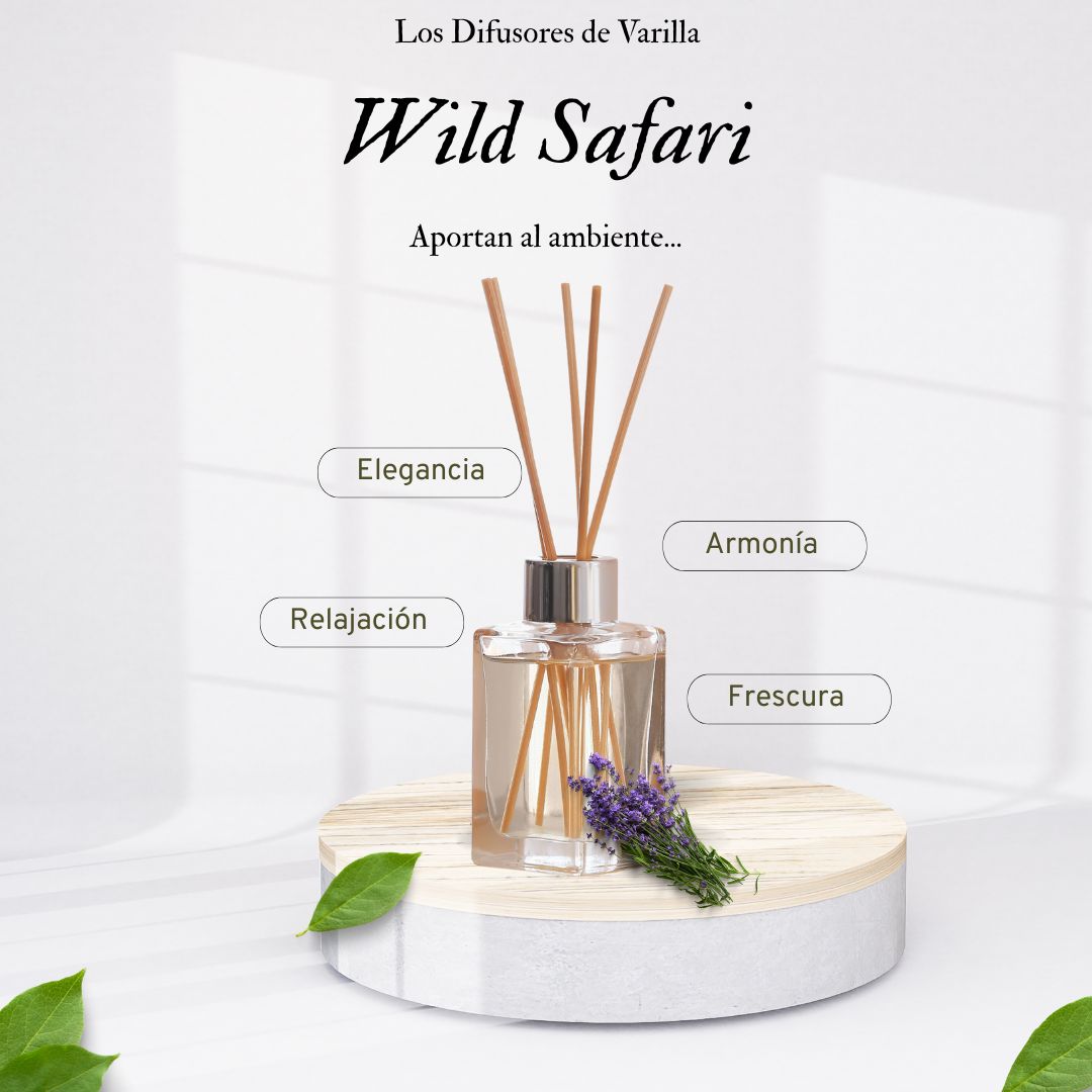 Difusor de Varilla Wild Safari Real Attractive 95 mL