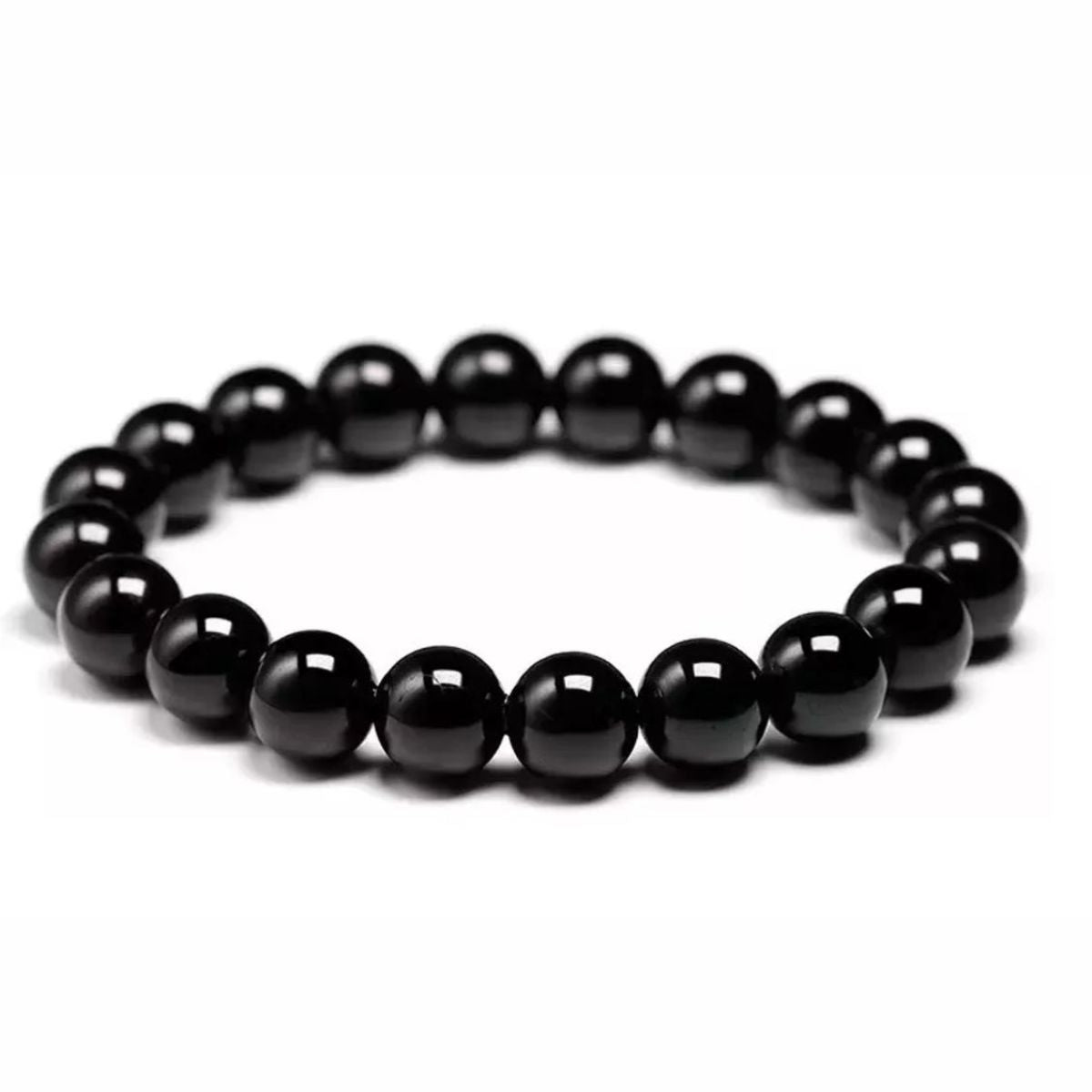 Pulsera Turmalina Negra 8mm