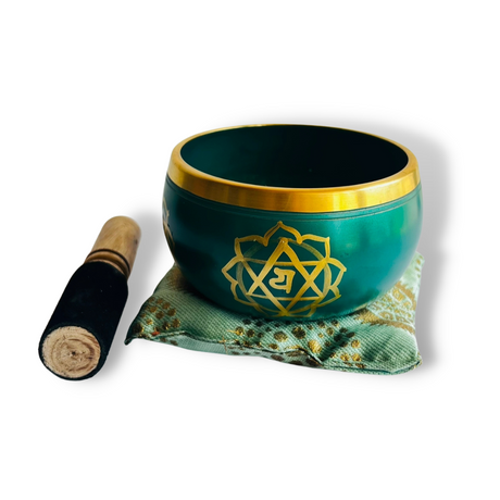 Box Cuenco Tibetano Verde 11cm