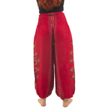 Pantalon Priya Rojo con Azul