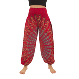 Pantalon Priya Rojo con Azul