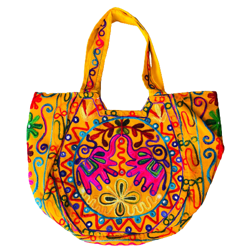 Bolso Playero Doble Elefante - Naranja