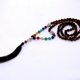 Japa Mala Budda Ojo de Tigre 6mm