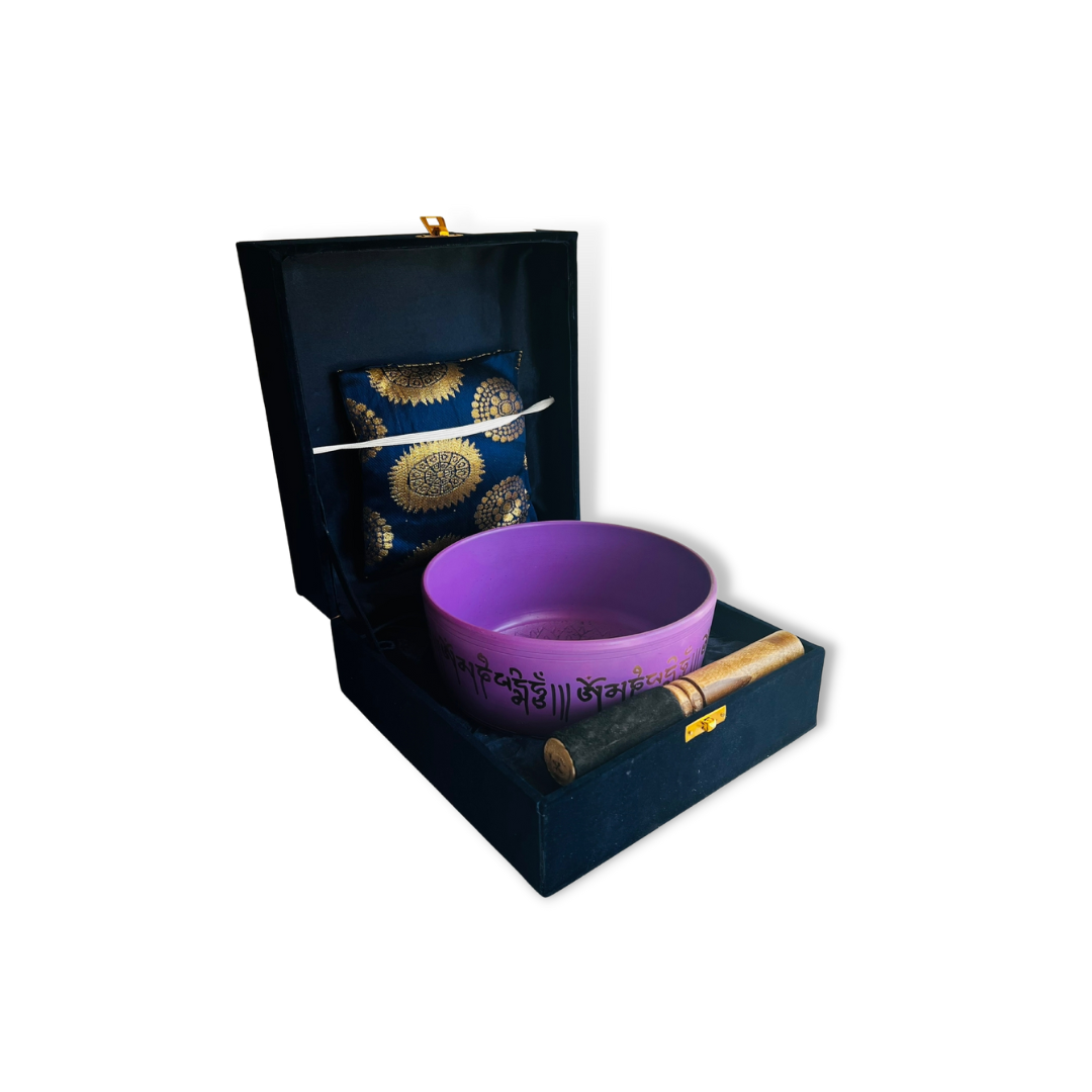 Box Cuenco Tibetano 18 cm - Morado