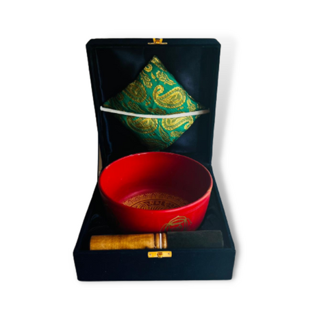 Box Cuenco Tibetano Rojo LAM 18cm