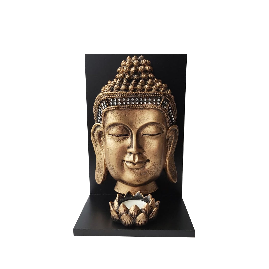 Porta vela Buda Gold