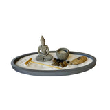 Jardin Zen Oval Buda Grey