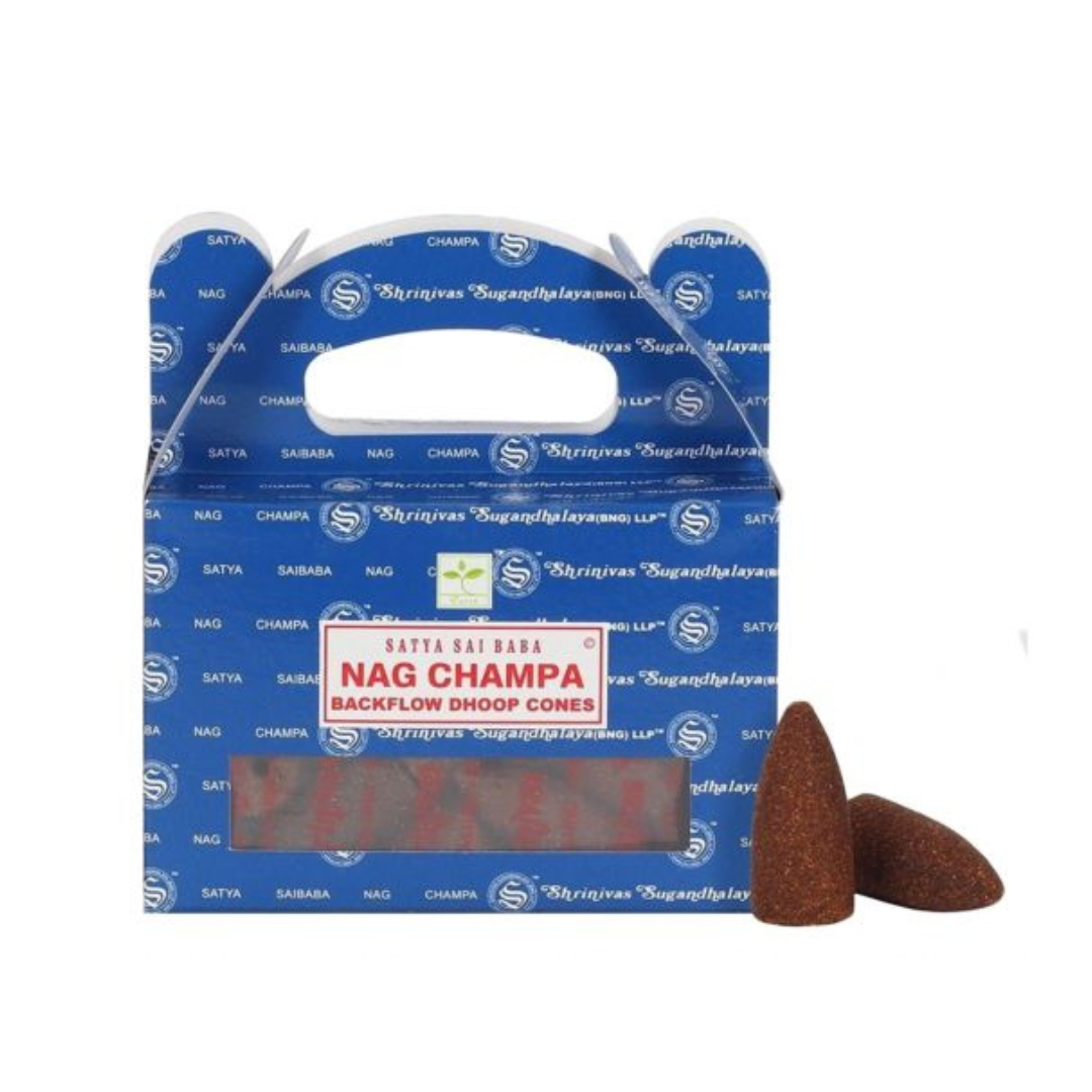 Incienso Cascada Nag Champa - Satya - 24 Conos