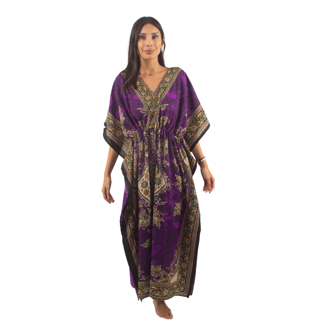 Vestido Kaftan Morado