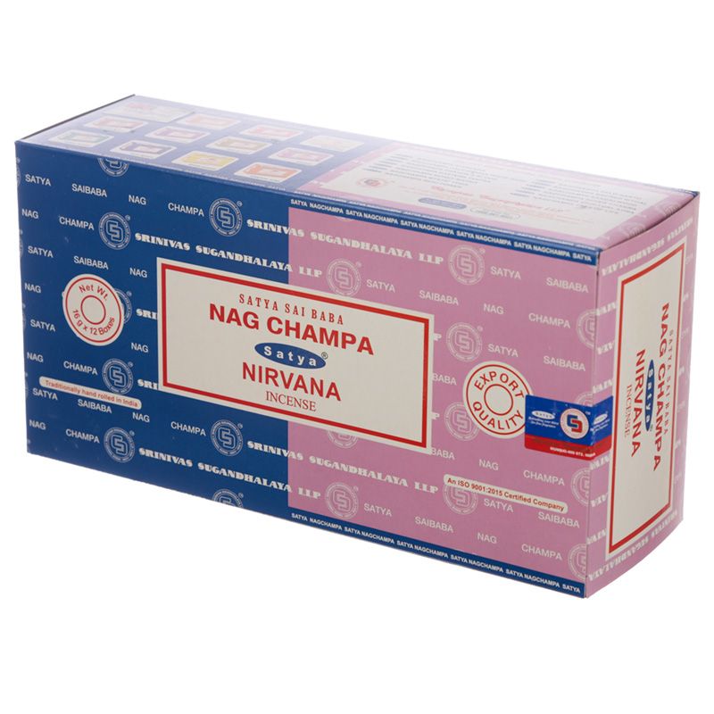 Incienso dúo Nag Champa y Nirvana