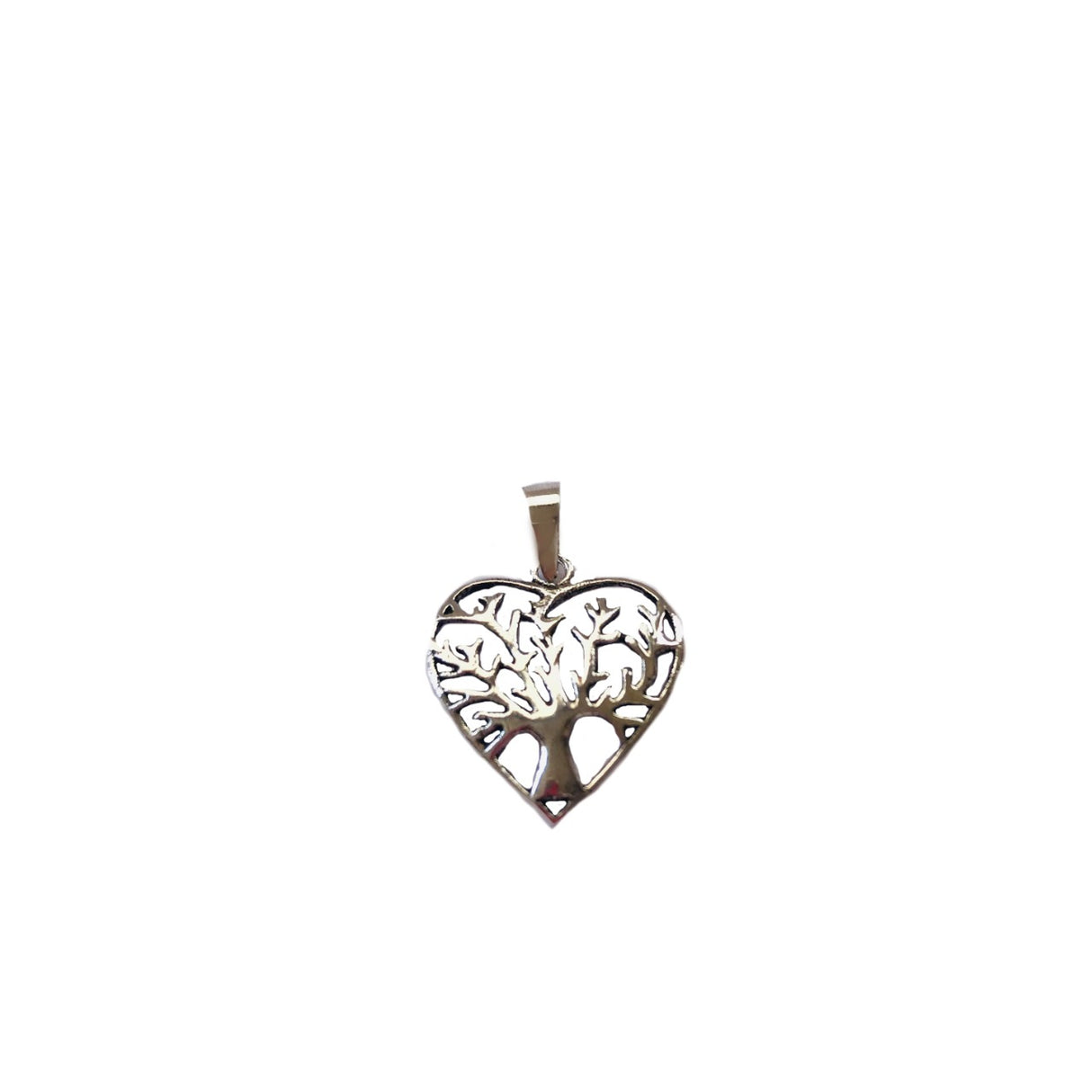 Colgante Árbol de la Vida Corazón - Plata 925