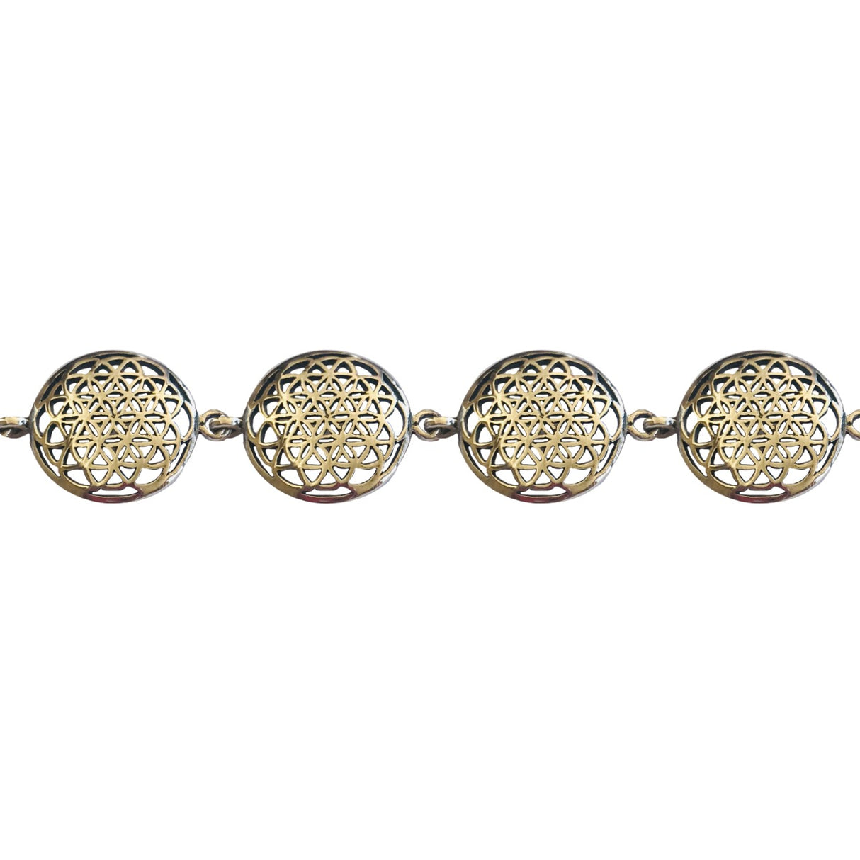 Pulsera Geometría Sagrada - Plata 925