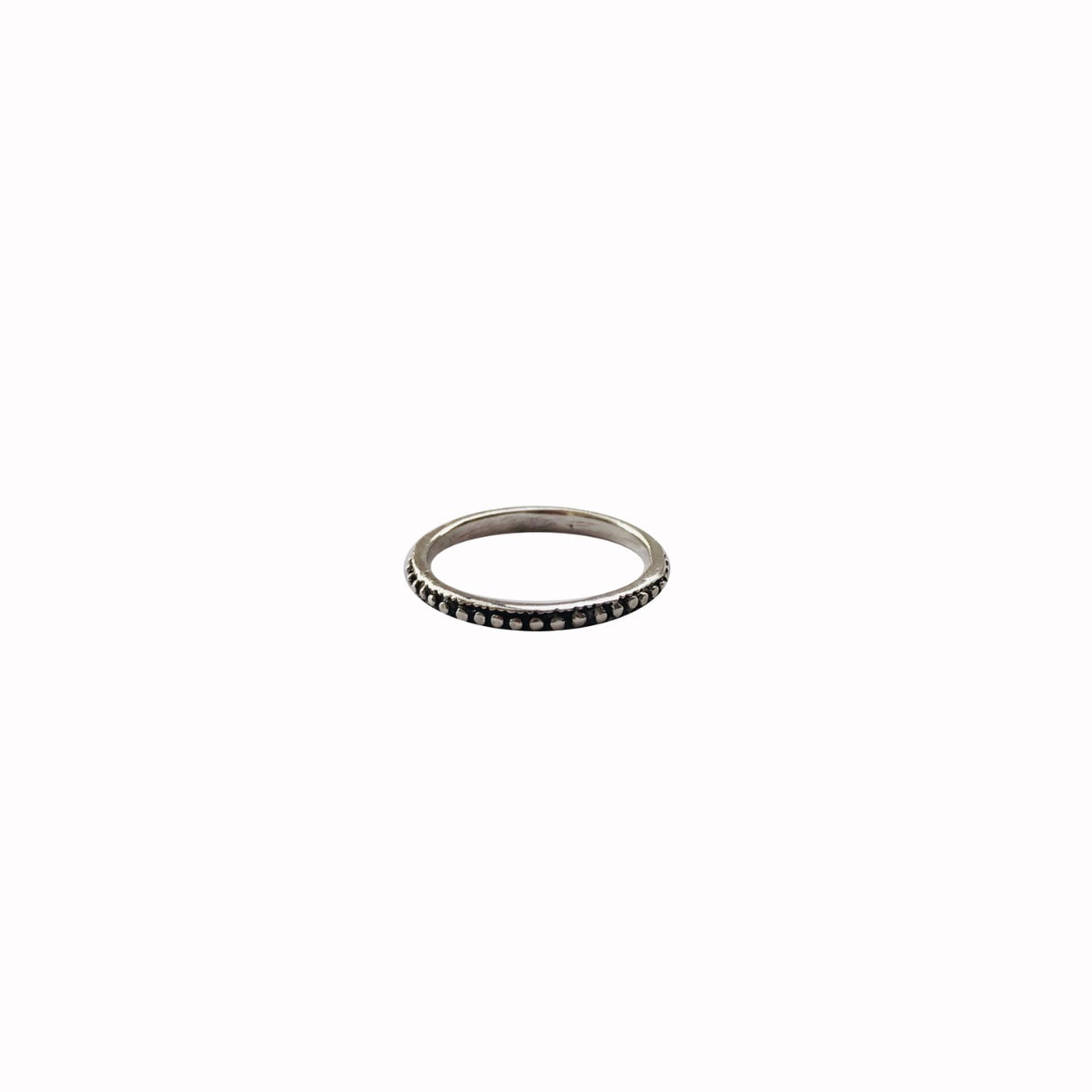 Anillo Puntos - Plata 925 - Talla 7