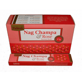 Incienso Nag Champa Rosa