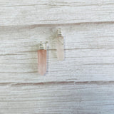 Colgante de Punta Cuarzo Rosa 4 cm