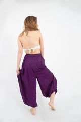 Pantalon Bombacho Morado