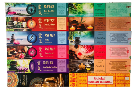 Pack Regalo 12 Incienso Goloka Meditation