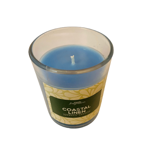 Vela en Vaso Costa Azul