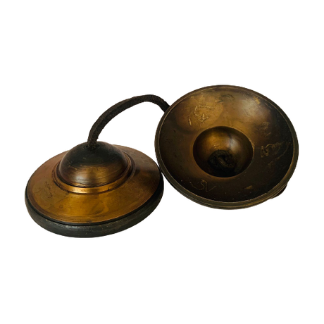 Manjira Lisa de Bronce Pequeña