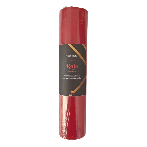 Velón Rojo 20cm