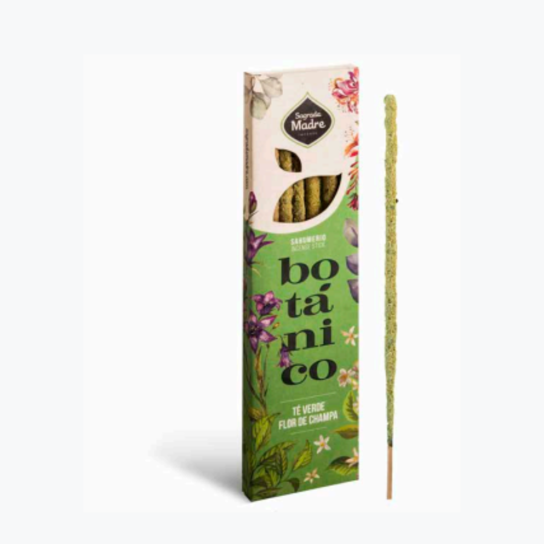 Sahumerio Botánico Té Verde y Champa