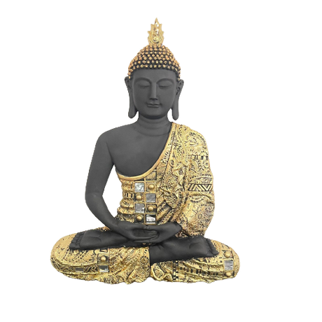 Figura Colgante Siddhartha Gold-Black