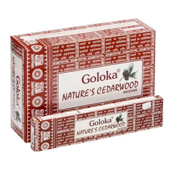 Incienso Natural Nature's Cedarwood - Goloka