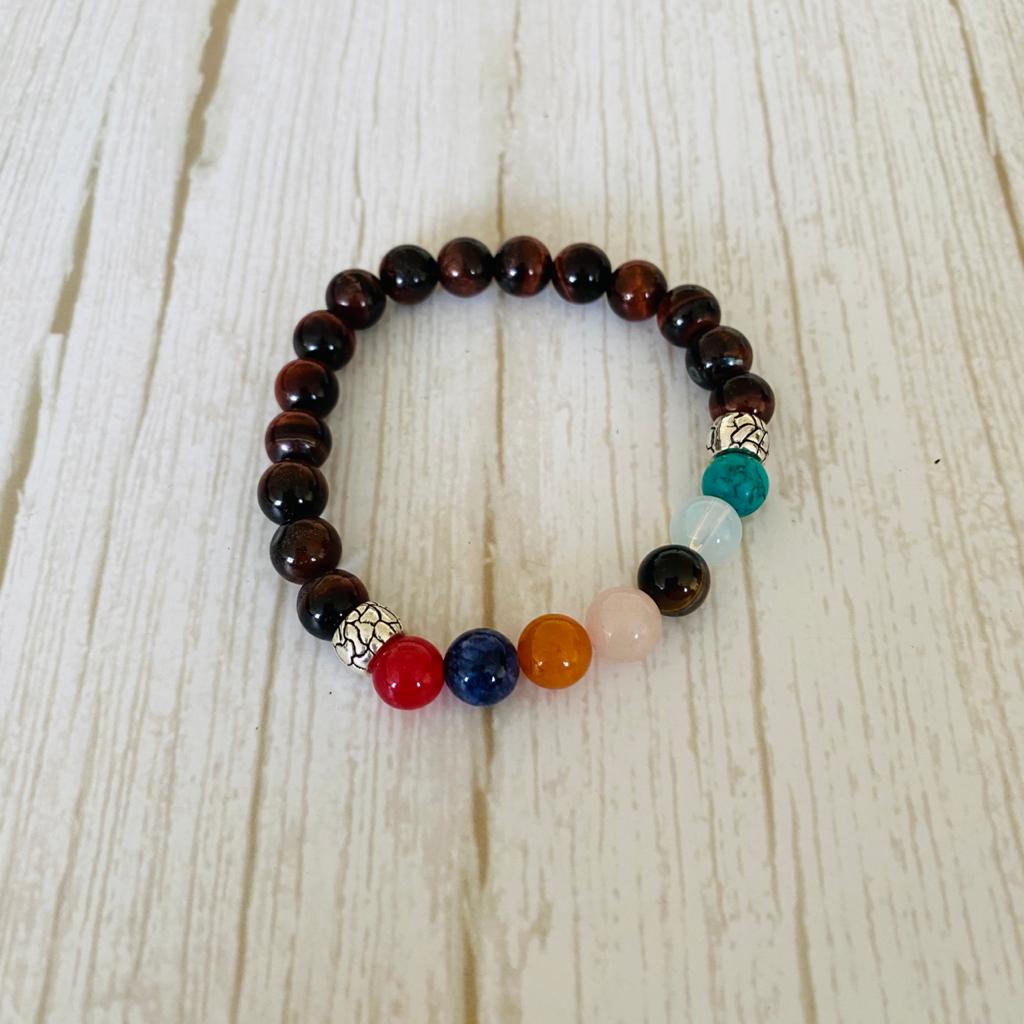 Pulsera Jaspe Rojo | 7 Chakras