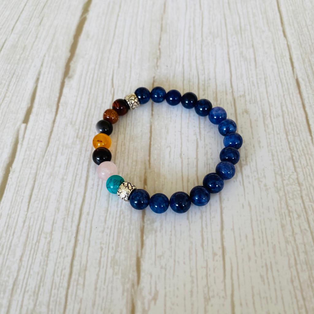 Pulsera Lapis Lazuli 7 Chakras