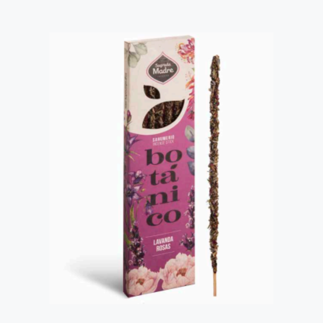 Sahumerio Botánico Lavanda y Rosas