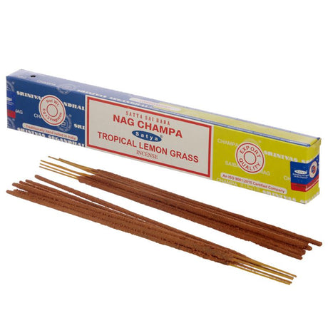 Incienso dúo Nag Champa y Tropical Lemongrass