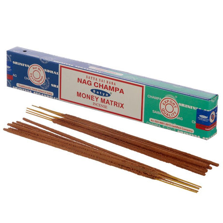 Incienso dúo Nag Champa y Money Matrix